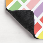 farbenfrohe Pastell Hues Mousepad (Ecke)