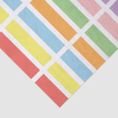 farbenfrohe Pastell Hues Seidenpapier (Ausschnitt)