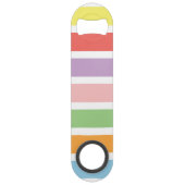 farbenfrohe Pastell Hues Speed Flaschenöffner (Rückseite)