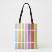 farbenfrohe Pastell Hues Tasche (Vorderseite)