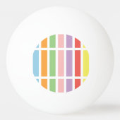 farbenfrohe Pastell Hues Tischtennisball (Rückseite)