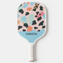 Farbenfrohe Pastell Leopard Druck Nahtloses Muster