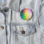 Farbenfrohe Pastell Tones Retro Glitzer Button (Beispiel)