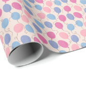 Farbenfrohe Pastellbälle Geschenkpapier (Rolleneckpunkt)