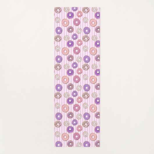 Farbenfrohe Pastellblende Yogamatte (Vorderseite)