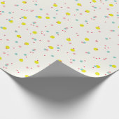 Farbenfrohe Pastelle Confetti Dots Oh, was Spaß Ur Geschenkpapier (Ecke)