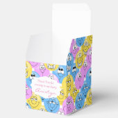 Farbenfrohe Pastelle 😀 Emoji Design Geschenkschachtel (Geöffnet)