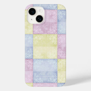 Farbenfrohe Pastelle Patchwork Case-Mate iPhone 14 Hülle