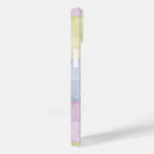 Farbenfrohe Pastelle Patchwork Case-Mate iPhone Hülle (Rückseite / Rechts)