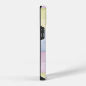 Farbenfrohe Pastelle Patchwork iPhone Hülle (Rechte Seite)