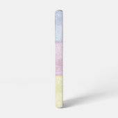 Farbenfrohe Pastelle Patchwork Samsung Galaxy Hülle (Linke Seite)