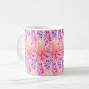 Farbenfrohe Pastelle Pink Lila 4Josie Kaffeetasse