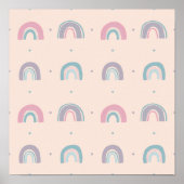 Farbenfrohe Pastelle Rainbow #6 Poster (Vorne)