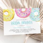 Farbenfrohe Pastelle Sprinkle Donuts Bridal Brunch Einladung