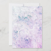 Farbenfrohe Pastelle unter dem Meer Einladung (Rückseite)