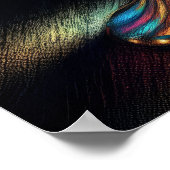 Farbenfrohe Pastelle Zeichnend Antiquitätenmuseum Poster (Ecke)