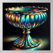 Farbenfrohe Pastelle Zeichnend Antiquitätenmuseum Poster (Vorne)