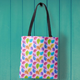 Farbenfrohe Pastelleaf Tasche