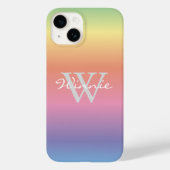 Farbenfrohe Pastellfarben Case-Mate iPhone Hülle (Rückseite)