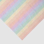 Farbenfrohe Pastellfarben Regenbogen Streifen Must Seidenpapier (Ausschnitt)