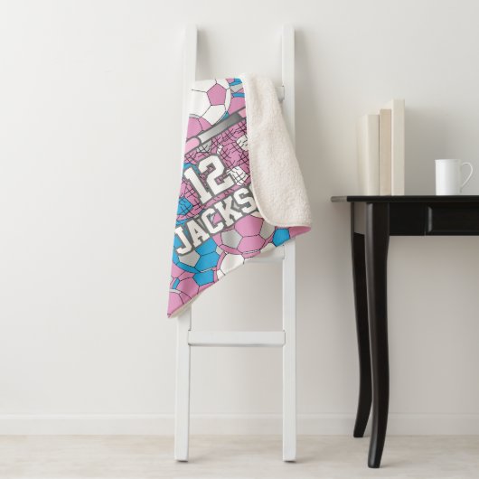 Farbenfrohe Pastellkugel mit Text Sherpadecke (Beispiel)