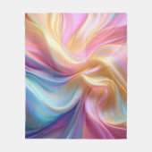 Farbenfrohe Pastellseide Fleecedecke (Vorderseite)