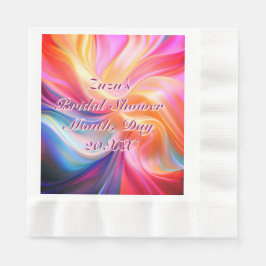 Farbenfrohe Pastellseide Serviette