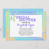 Farbenfrohe Pastelltafel Paint Swirl Vorlage (Vorne/Hinten)