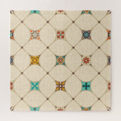 Farbenfrohe Patchwork Islam Arabisch Tile Puzzle (Horizontal)