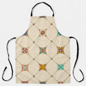 Farbenfrohe Patchwork Islam Arabisch Tile Schürze (Vorderseite)