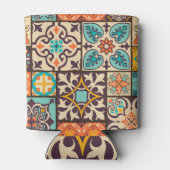 Farbenfrohe Patchwork Islam Motifs Tile Dosenkühler (Rückseite)