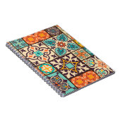 Farbenfrohe Patchwork Islam Motifs Tile Notizblock (Rechte Seite)