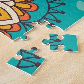 Farbenfrohe Patchwork Islamische Tile Nahtlos Puzzle (Seite)