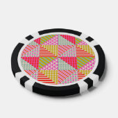 Farbenfrohe Patchwork-Pokerchips Pokerchips (Einzeln)