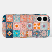 Farbenfrohe Patchwork Quilt Art iPhone Fall Case-Mate iPhone Hülle (Rückseite (Horizontal))