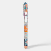 Farbenfrohe Patchwork Quilt Art iPhone Fall Case-Mate iPhone Hülle (Rückseite / Links)