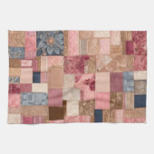 Farbenfrohe Patchwork Quilt Art Kitchtuch Geschirrtuch (Horizontal)