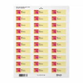 Farbenfrohe Patchwork Quilt Art Log Block (Vorne)