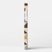 Farbenfrohe Patchwork-Quilt: Blume Textur. Case-Mate iPhone Hülle (Rückseite / Links)