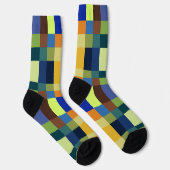 Farbenfrohe Patchwork Socken (Rechts)