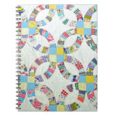 Farbenfrohe Patchwork-Steppdecke Notizblock (Vorderseite)