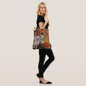 Farbenfrohe Patchwork-Tile: Majolica Pottery Style Tasche (Am Model)