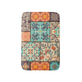 Farbenfrohe Patchwork-Tile: Motive der islamischen Badematte (Vorderseite Vertikal)