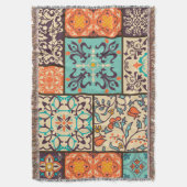 Farbenfrohe Patchwork-Tile: Motive der islamischen Decke (Vorderseite Vertikal)