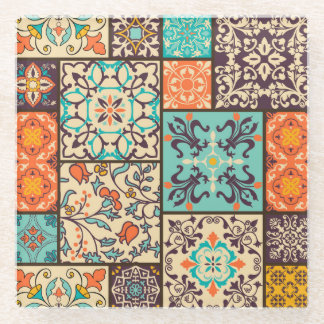 Farbenfrohe Patchwork-Tile: Motive der islamischen Glasuntersetzer