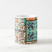 Farbenfrohe Patchwork-Tile: Motive der islamischen Kaffeetasse (Mittel)