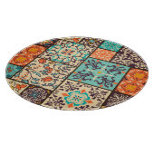 Farbenfrohe Patchwork-Tile: Motive der islamischen Schneidebrett (Ecke)