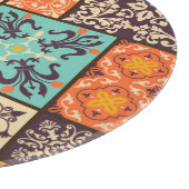 Farbenfrohe Patchwork-Tile: Motive der islamischen Schneidebrett (Ecke)