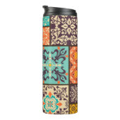 Farbenfrohe Patchwork-Tile: Motive der islamischen Thermosbecher (Nach rechts gedreht)