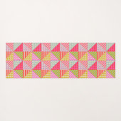 Farbenfrohe Patchwork-Übung-Pilates-Yogamatte Yogamatte (Rückseite (Horizontal))